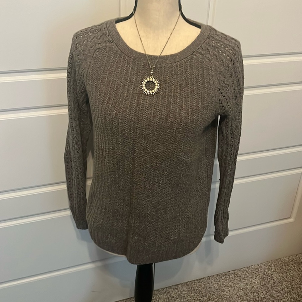 LOFT Gray sweater SIZE SMALL